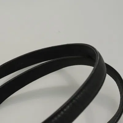 Pre-owned Chanel Chocolate Bar Black Leather Tote Bag ()