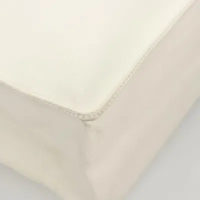 Pre-owned Chanel Grand Shopping White Leather Tote Bag ()