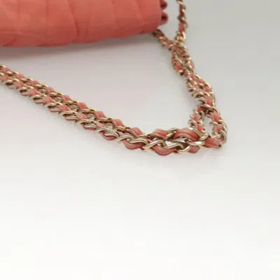 Pre-owned Chanel Pink Cotton Shoulder Bag ()