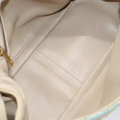 Pre-owned Chanel Single Flap Beige Wool Shoulder Bag ()