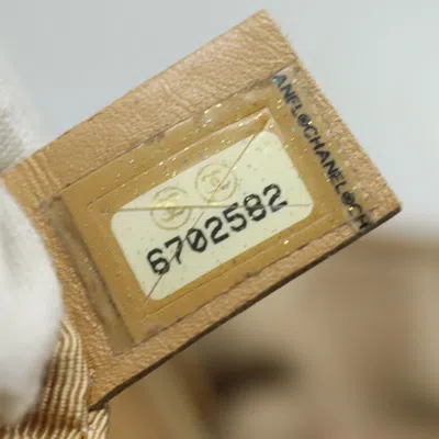 Pre-owned Chanel Single Flap Beige Wool Shoulder Bag ()