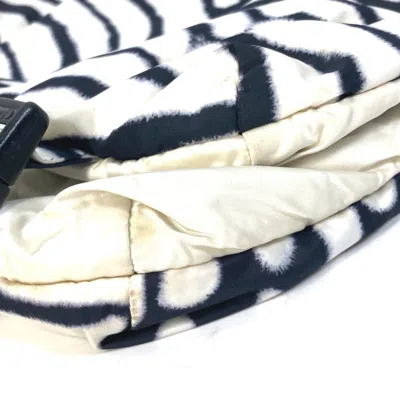Pre-owned Chanel Sport Black White Nylon Messenger Bag Shoulder Bag ()