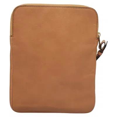 Pre-owned Chloé Brown Leather Clutch Bag ()