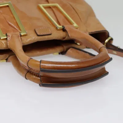 Pre-owned Chloé Ethel Brown Leather Shoulder Bag ()