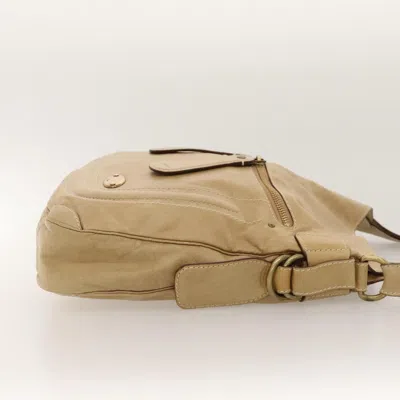 Pre-owned Chloé Signature Beige Leather Shoulder Bag ()
