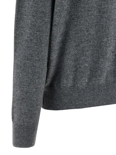 Entire Studios Concrete Turned-up High-neck Sweater In Gray