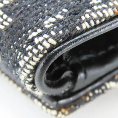 Pre-owned Dior Christian  Black Canvas Wallet (bi-fold) ()