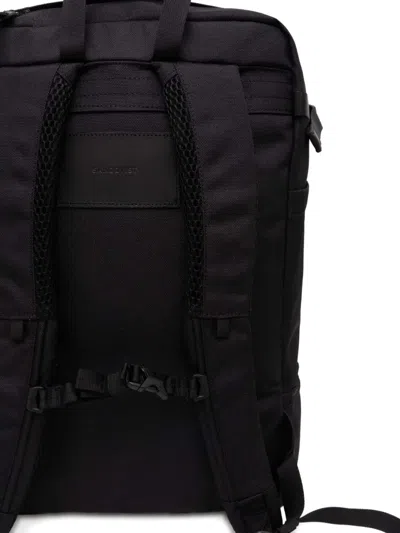 Sandqvist Alde Logo-patch Backpack In Black