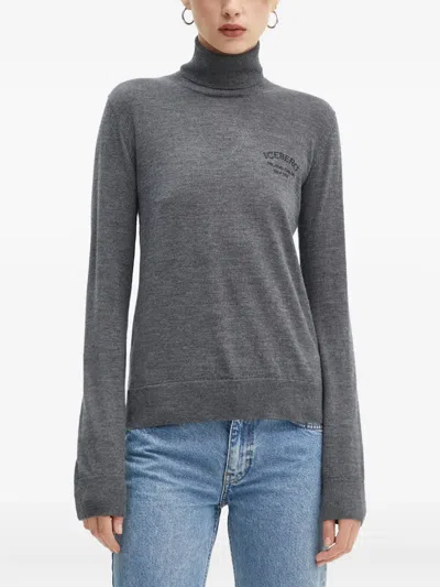 LOGO细节高领毛衣