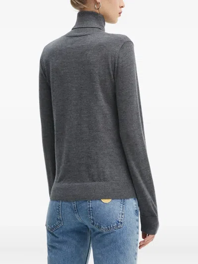 LOGO细节高领毛衣