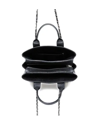 Pre-owned Chanel 2018 Quilted 2way Shoulder Bag In Black