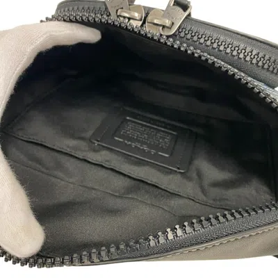 Pre-owned Coach Blue Leather Fanny Pack Pouch Sling Bag ()