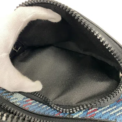 Pre-owned Coach Blue Leather Fanny Pack Pouch Sling Bag ()