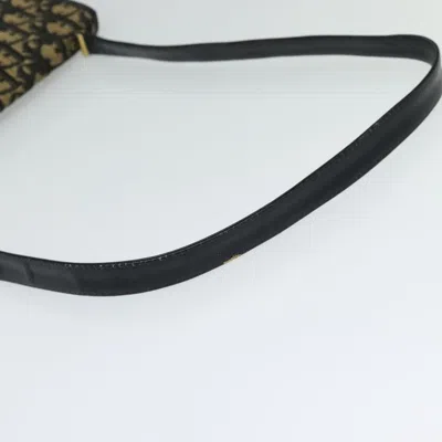 Pre-owned Dior 30 Montaigne Navy Canvas Shoulder Bag ()