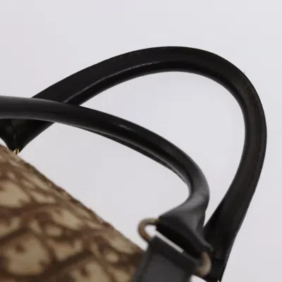Pre-owned Dior Boston Brown Canvas Travel Bag ()