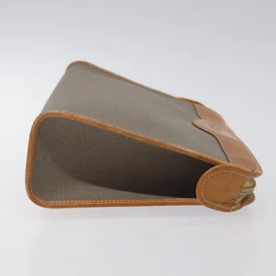 Pre-owned Dior Cd Grey Canvas Clutch Bag ()