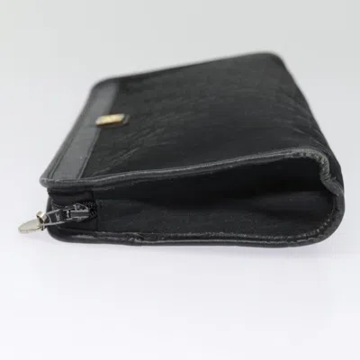 Pre-owned Dior Trotter Black Canvas Clutch Bag ()