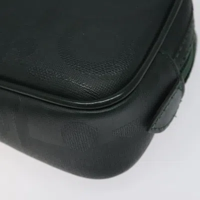 Pre-owned Dior Trotter Green Canvas Clutch Bag ()