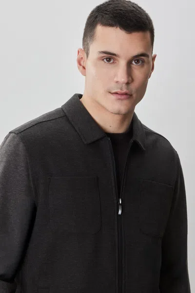 Robert Barakett Alexis Shirt Jacket In Gray