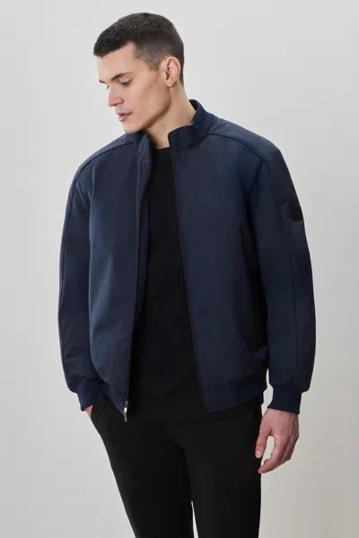 Robert Barakett Cegio Quilted Jacket In Blue