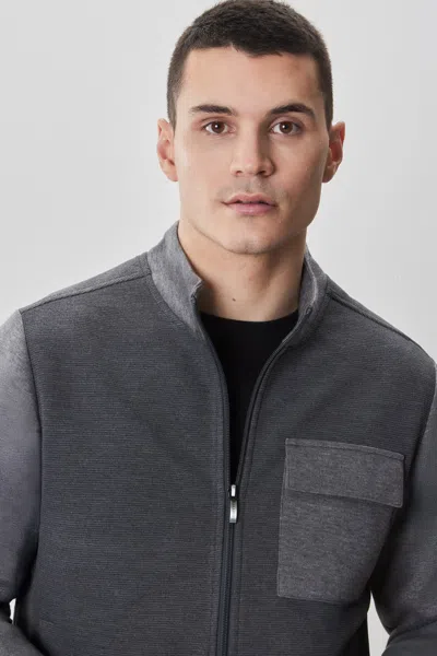 Robert Barakett Isaak Full Zip Jacket In Gray