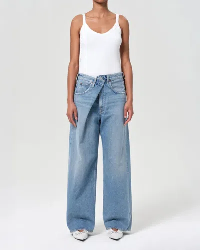 Agolde Vana Fold Jean In Blue