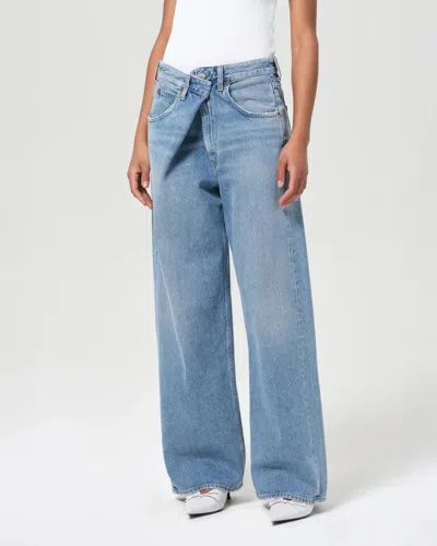 Agolde Vana Fold Jean In Blue