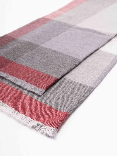 Brunello Cucinelli Rectangular Scarf In Gray