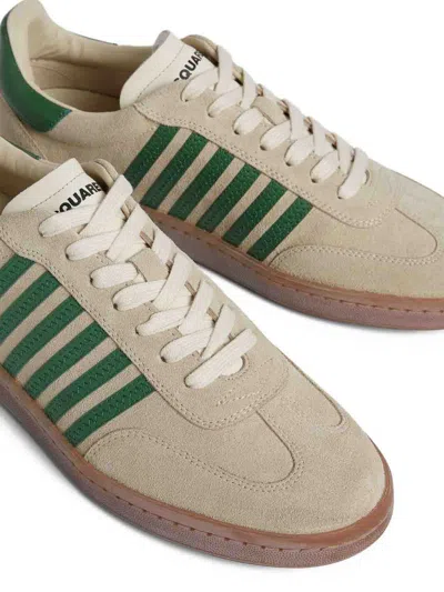 Dsquared2 Classic Low-top Suede Sneakers In Multi