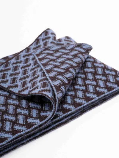 Drumohr Geometric-pattern Cashmere Scarf In Multi