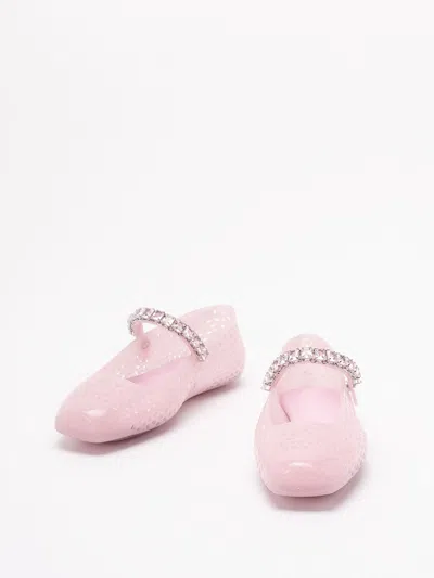 Jimmy Choo Ballerine The Jelly In Gomma Rosa  Donna In Pink