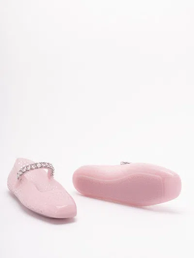 Jimmy Choo Ballerine The Jelly In Gomma Rosa  Donna In Pink