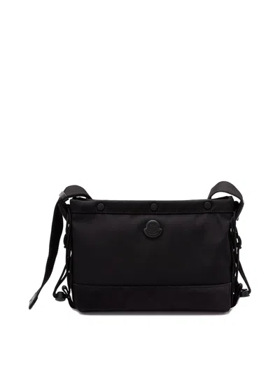 Moncler Modern Tech Crossbody Messenger Bag In Black
