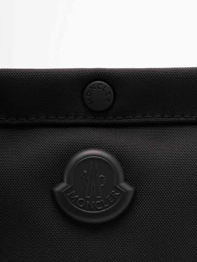Moncler Modern Tech Crossbody Messenger Bag In Black