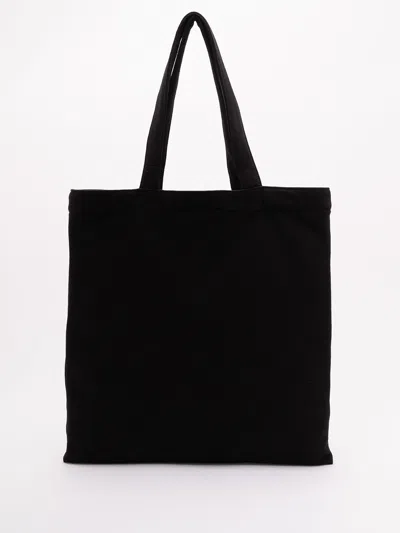 Palm Angels Rectangular Tote Bag Logo Design In Black