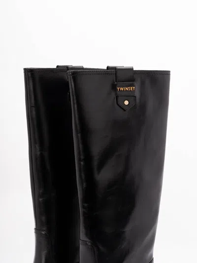 Twinset Boots In Black