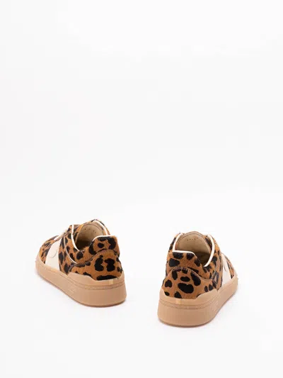 Valentino Garavani Upvillage Leopard Calf Hair Sneakers In Animal Print