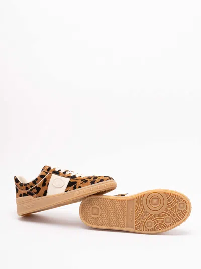 Valentino Garavani Upvillage Leopard Calf Hair Sneakers In Animal Print