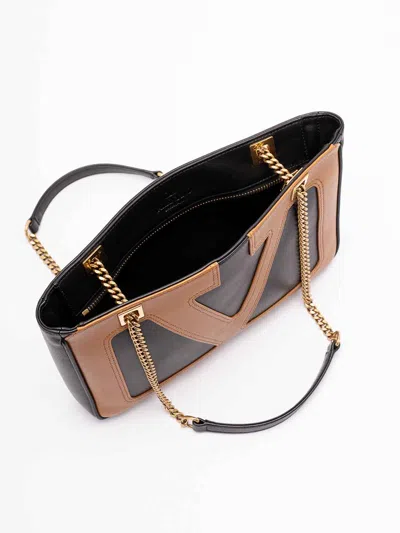 Valentino Garavani `viva Superstar` Small Tote In Black