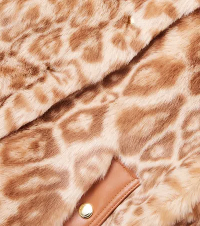 Chloé Leopard-print Jacket In Brown
