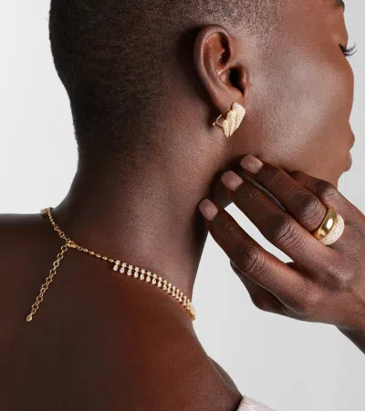 Anita Ko 18kt Gold Necklace With Diamonds In Gold