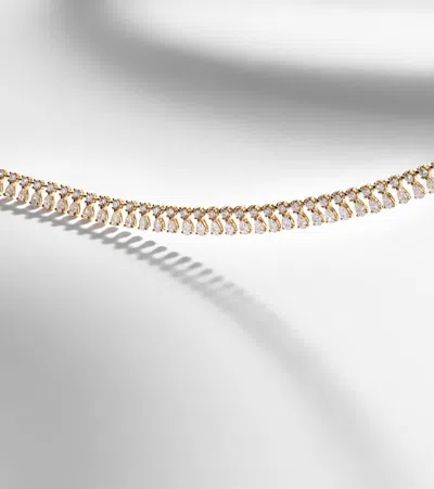 Anita Ko 18kt Gold Necklace With Diamonds In Gold