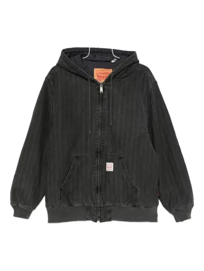 Levi's Logo-patch Jacket In Black