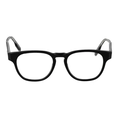 Ermenegildo Zegna Black Men Optical Frames In Black