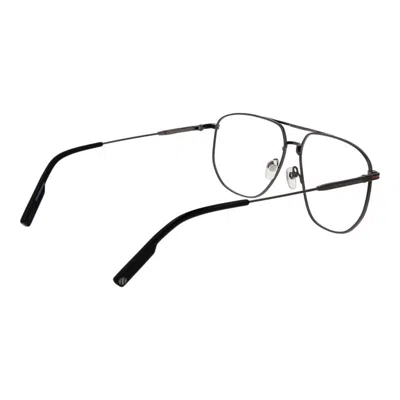 Ermenegildo Zegna Gray Men Optical Frames In Black