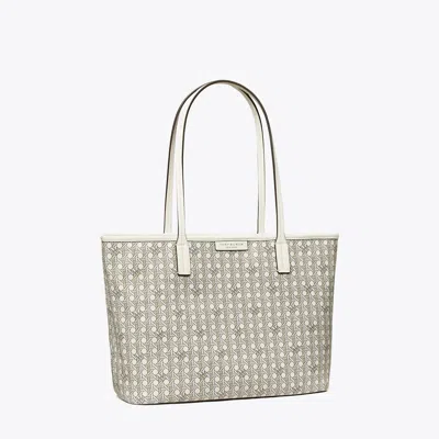 Tory Burch Small Ever-ready Zip Tote In White