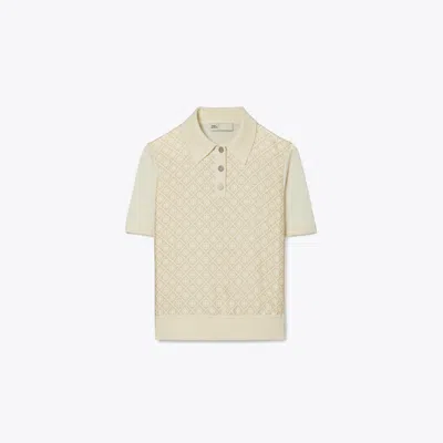 Tory Burch Silk-front Polo