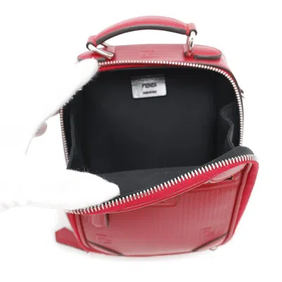 Pre-owned Fendi Red Color Leather Shoulder Bag ()