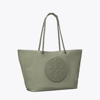 Tory Burch Ella Chain Tote In Gray