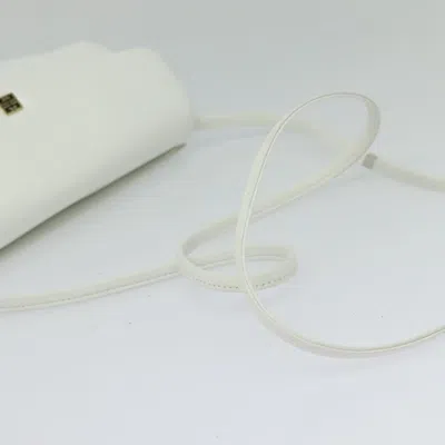 Pre-owned Givenchy White Leather Shoulder Bag ()